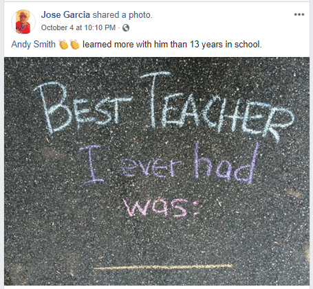 Best Teacher Jose Garcia