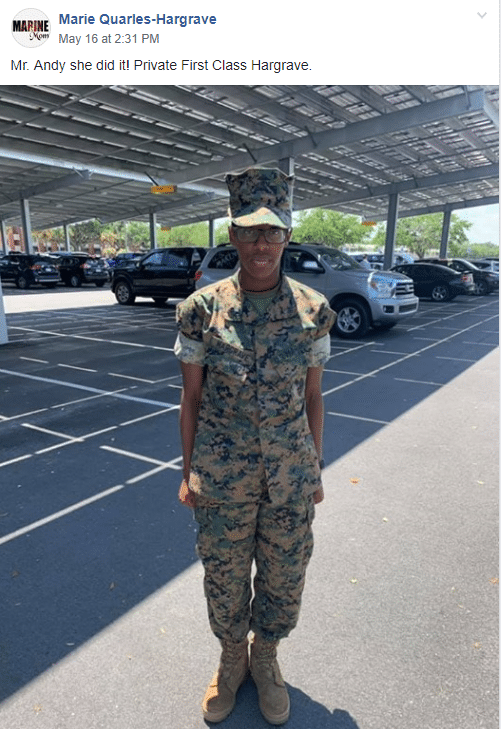 Mimi H Grads Marine Corps Boot Camp - Copy (2)